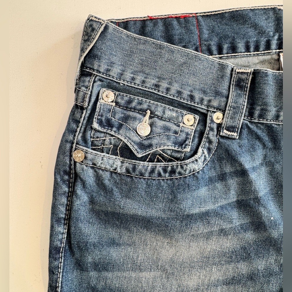 Men’s True Religion basic Straight WFLPS Natural Casual Premium Jeans - Picture 7 of 7